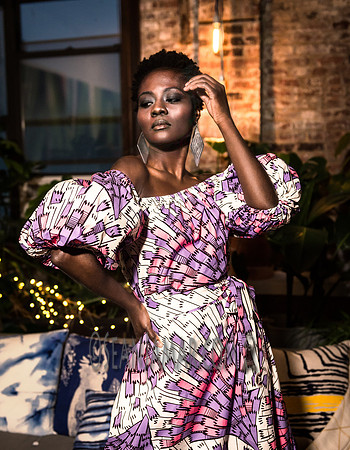 Eugenia Tetteh - Simply Maam - Afrolux Shoot - Shells Loft - BK
