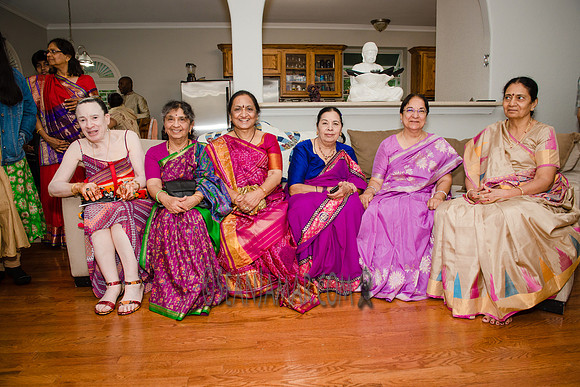 Khyaati and Joshua Ganesh Pooja - The Morar Home - Weatherford TX - 2017