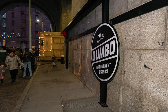 DID Christmas Tree Lighting - Dumbo Archway - NYC - 2024