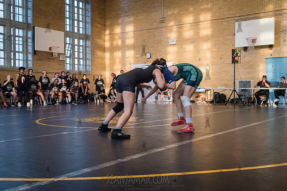 PSAL Girls Team Wrestling Championship - Grover Cleveland HS - N