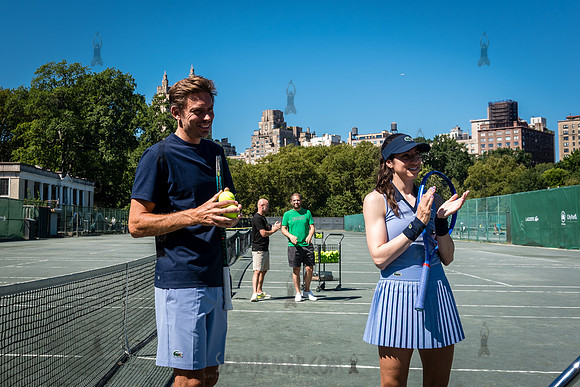 CPF Play - Lacoste Foundation Tennis Clinic - Central Park Tenni