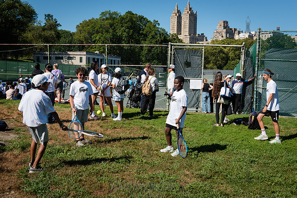 CPF Play - Lacoste Foundation Tennis Clinic - Central Park Tenni