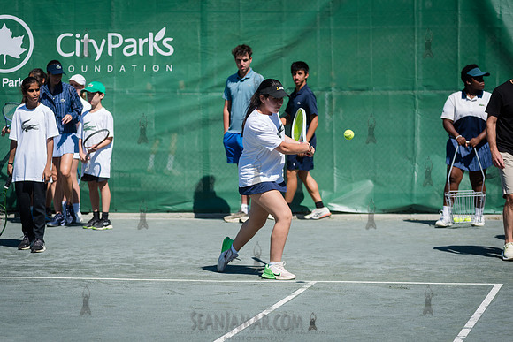 CPF Play - Lacoste Foundation Tennis Clinic - Central Park Tenni