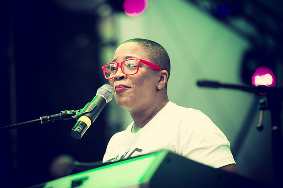 Avery Sunshine - Damrosch Park Bandshell Lincoln Center - NYC - 2014