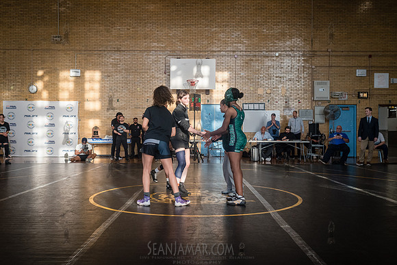 PSAL Girls Team Wrestling Championship - Grover Cleveland HS - N