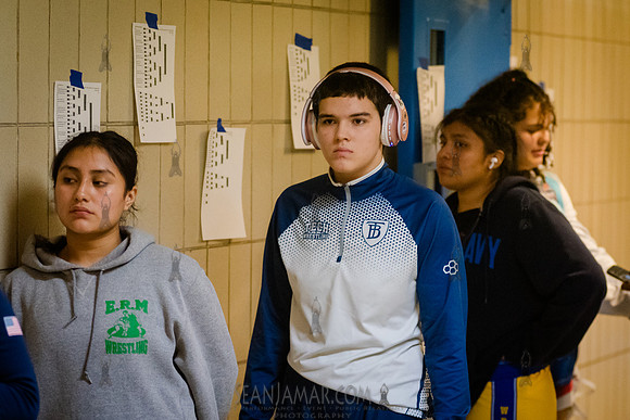 PSAL Girls Individual Championships - Harry S Truman HS - NYC -