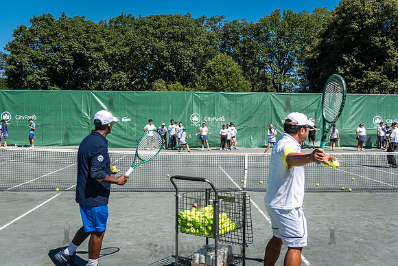 CPF Play - Lacoste Foundation Tennis Clinic - Central Park Tenni