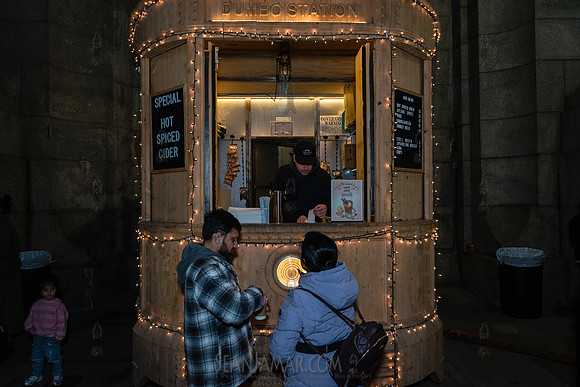 DID Christmas Tree Lighting - Dumbo Archway - NYC - 2024