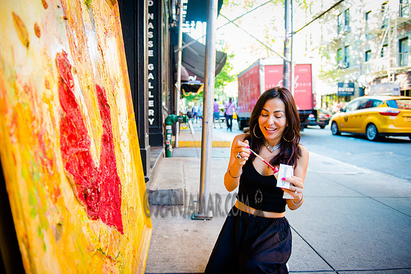 Gigi Paints - LIfestyle Shoot - Ward Nasse Gallery - SoHo NYC - 2016