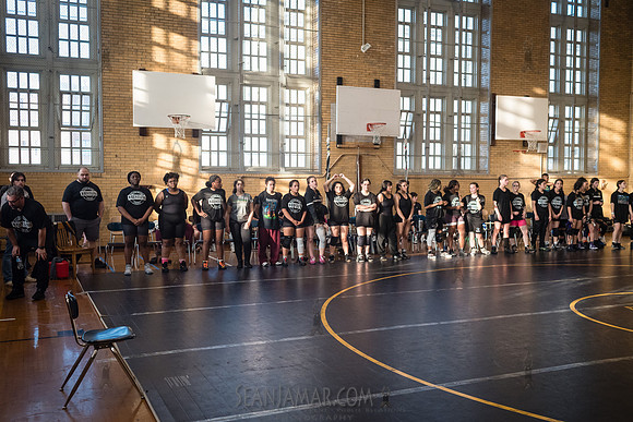 PSAL Girls Team Wrestling Championship - Grover Cleveland HS - N
