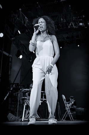 Amel Larrieux - Damrosch Park Bandshell Lincoln Center - NYC - 2014