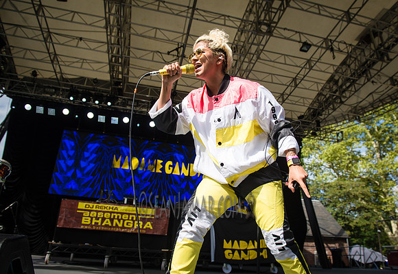 Madame Gandhi - Basement Bhangra 20th Anniversary - Central Park - NYC - 2017