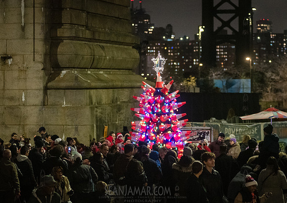 DID Christmas Tree Lighting - Dumbo Archway - NYC - 2024