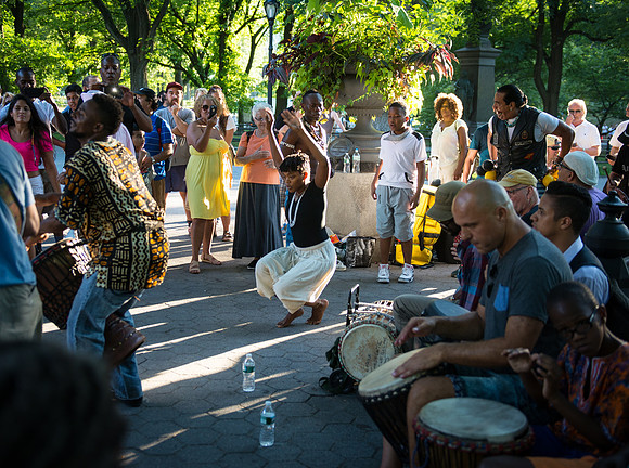 Chaka Chocolate Drum Circle - Central Park - NYC -2015