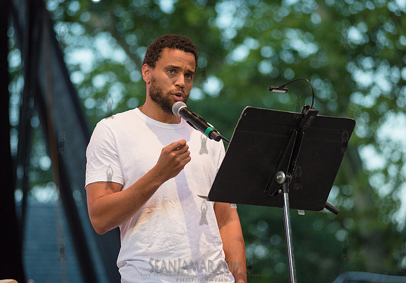 Michael Ealy - Voices of A People’s History - Rumsey Playfield Central Park - NYC - 2018
